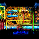 Image for article titled Sydney morphs into a psychedelic wonderland using projected lights
